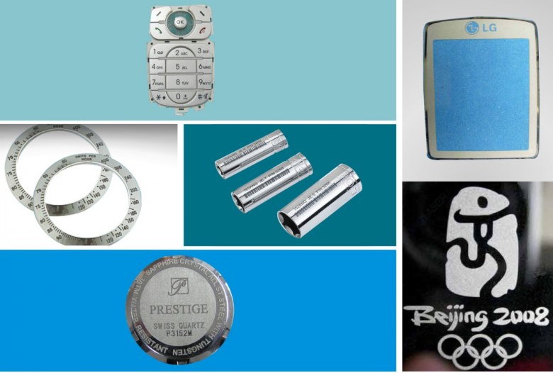 金屬上雕刻字母、數(shù)字、UID標(biāo)記